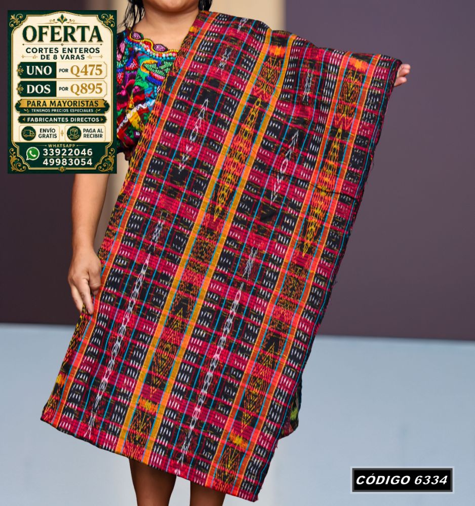 ✨ Diseño Quichelense — Hilo Mish y Altaseda 8 Varas — Q475 | COD 6334