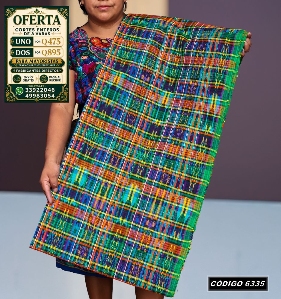✨ Diseño Quichelense — Hilo Mish y Altaseda 8 Varas — Q475 | COD 6335