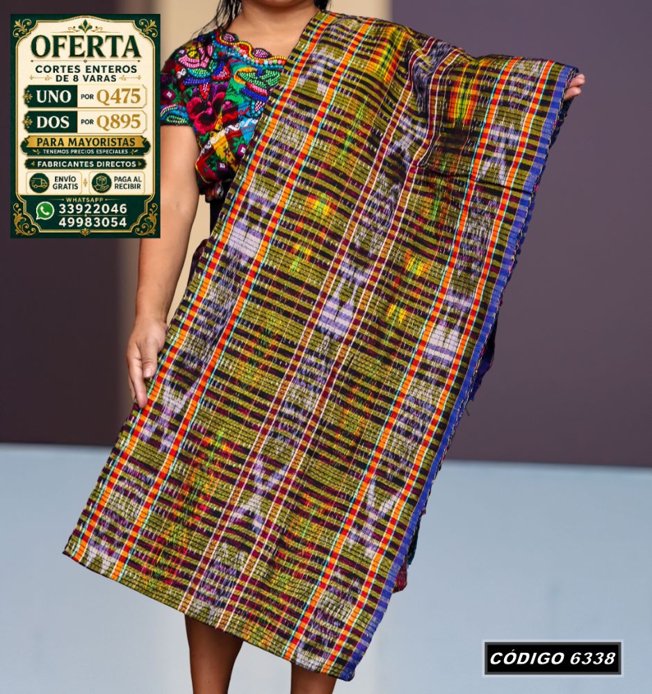 ✨ Diseño Quichelense — Hilo Mish y Altaseda 8 Varas — Q475 | COD 6338