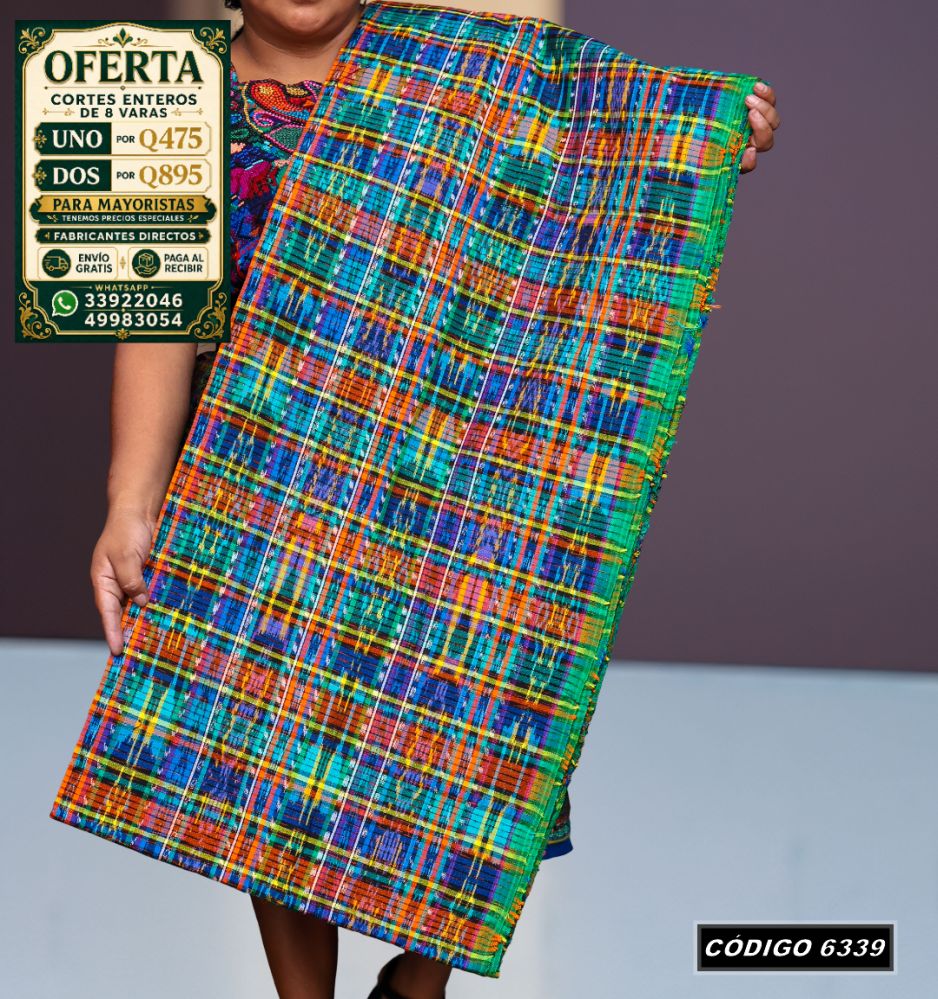 ✨ Diseño Quichelense — Hilo Mish y Altaseda 8 Varas — Q475 | COD 6339