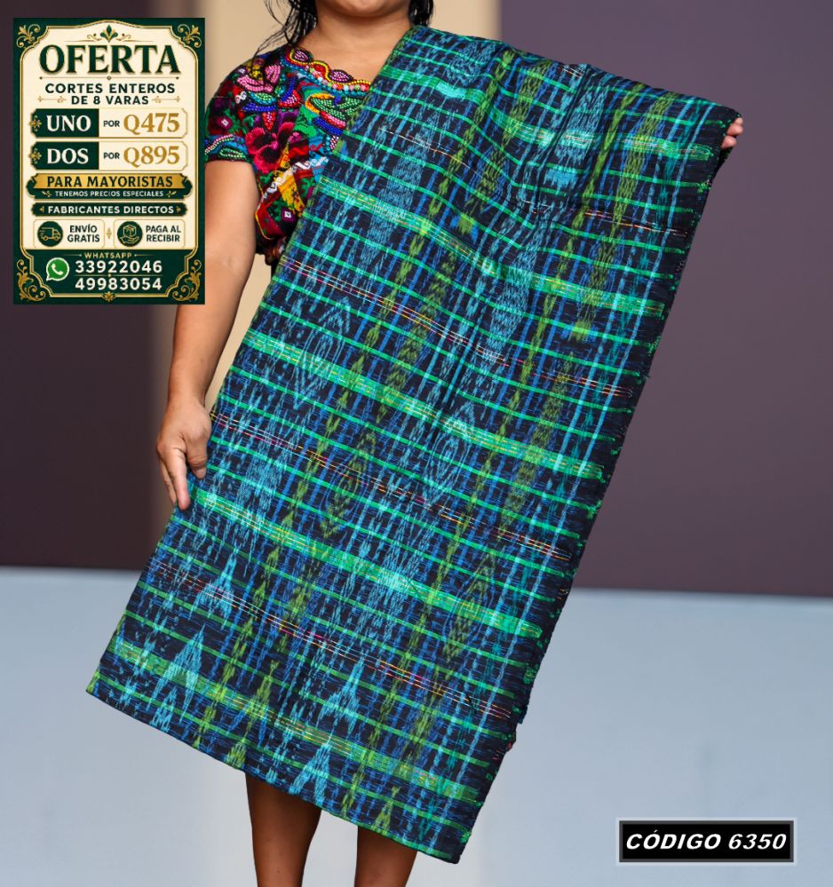✨ Diseño Quichelense — Hilo Mish y Altaseda 8 Varas — Q475 | COD 6350