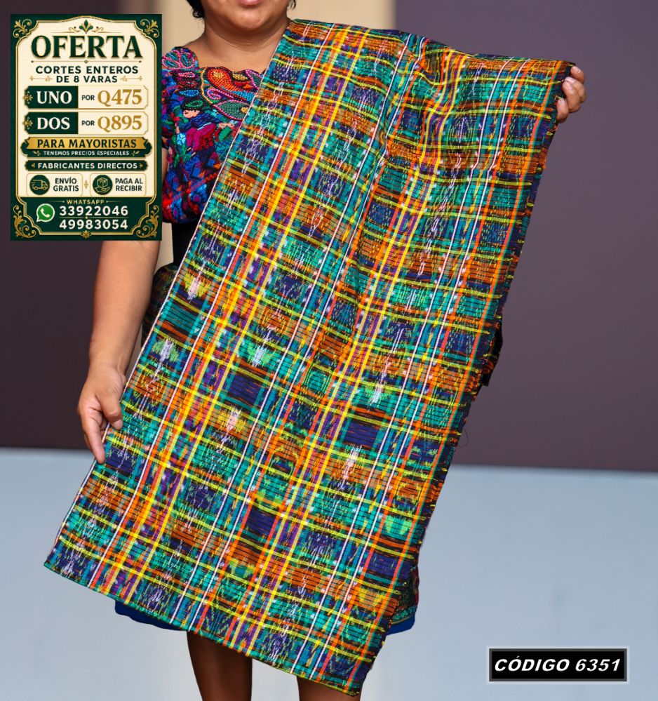 ✨ Diseño Quichelense — Hilo Mish y Altaseda 8 Varas — Q475 | COD 6351