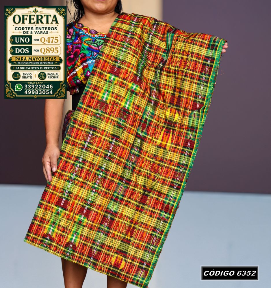 ✨ Diseño Quichelense — Hilo Mish y Altaseda 8 Varas — Q475 | COD 6352