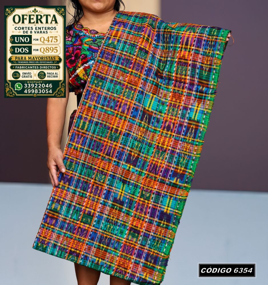 ✨ Diseño Quichelense — Hilo Mish y Altaseda 8 Varas — Q475 | COD 6354