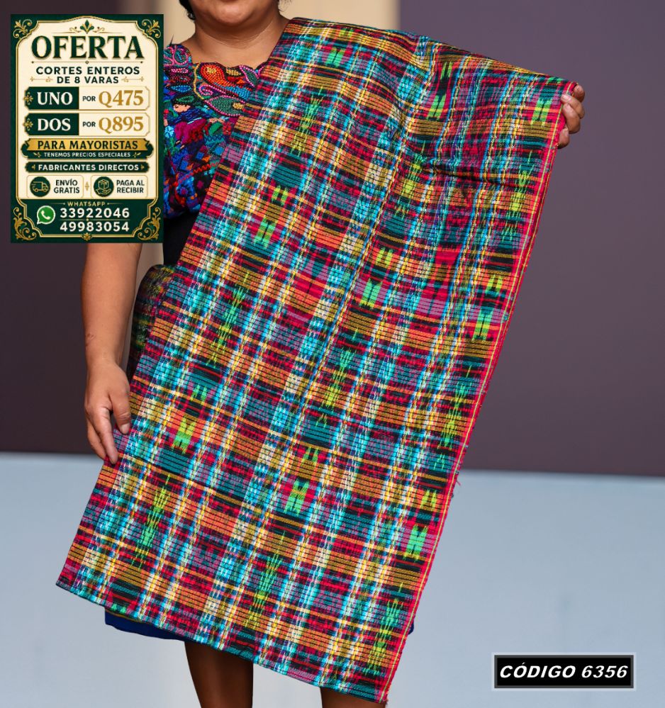 ✨ Diseño Quichelense — Hilo Mish y Altaseda 8 Varas — Q475 | COD 6356