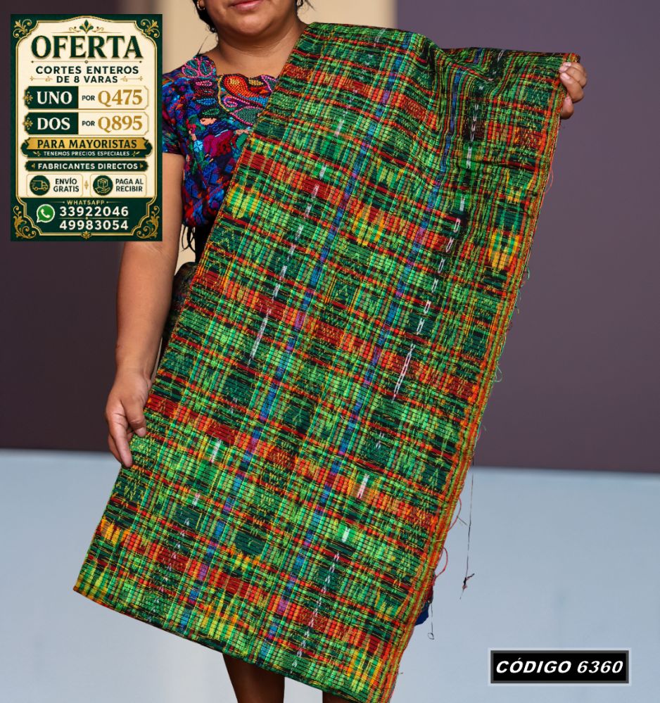 ✨ Diseño Quichelense — Hilo Mish y Altaseda 8 Varas — Q475 | COD 6360