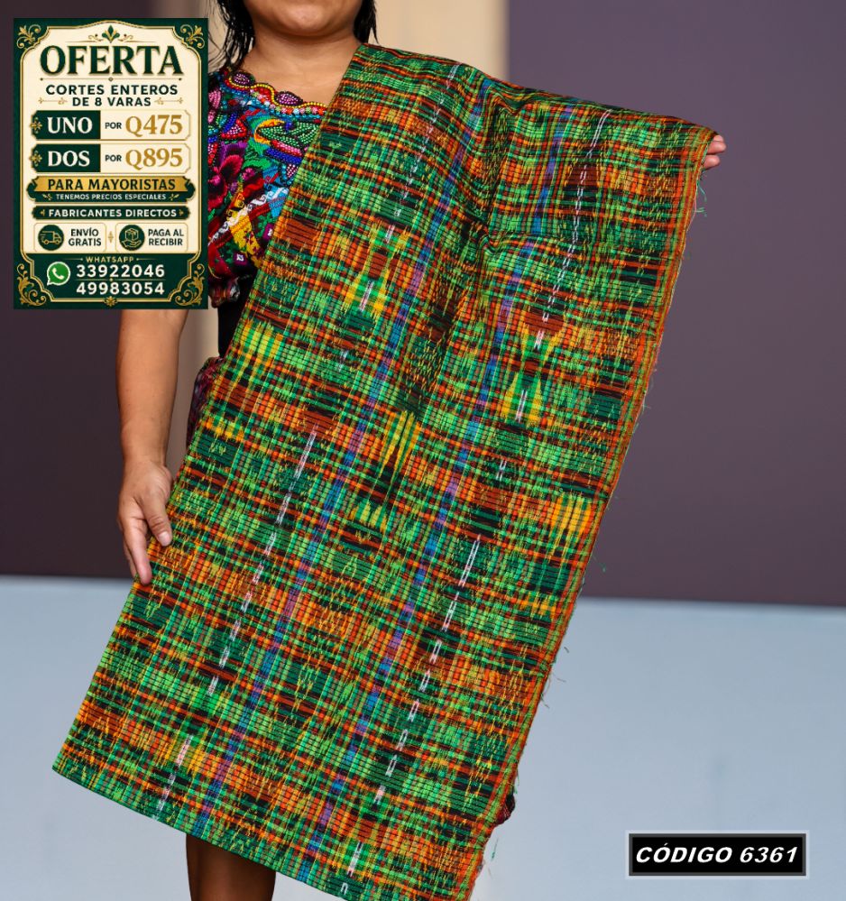 ✨ Diseño Quichelense — Hilo Mish y Altaseda 8 Varas — Q475 | COD 6361