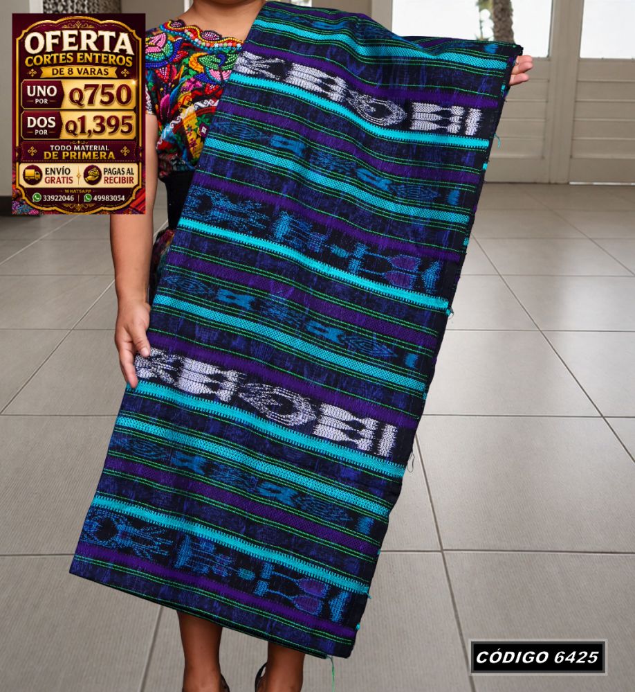 🇬🇹 Diseño Tradicional — Corte Típico Hilo Alemán 8 Varas — Q750 | COD 6425