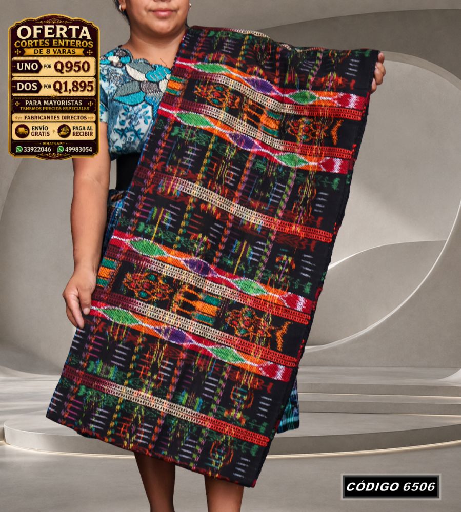 ✨ Corte Típico Hilo de Cristal de Primera 8 Varas — Q950 | COD 6506