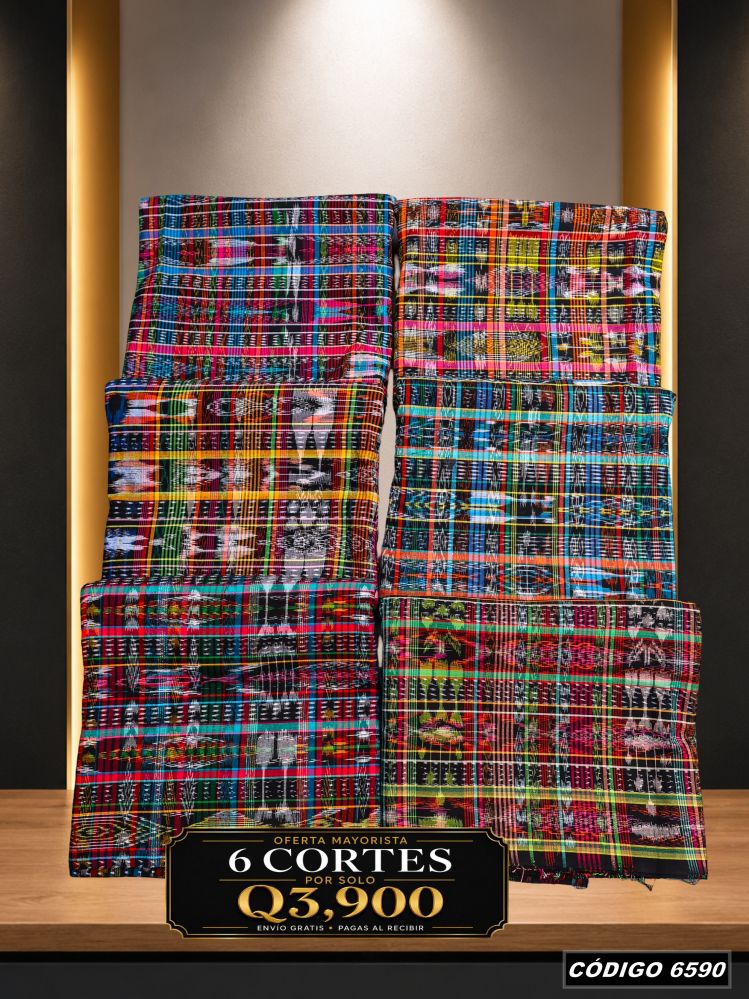 🔥Combo de 6 Cortes — Q3,900 | COD 6590