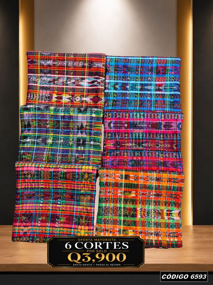 🔥Combo de 6 Cortes — Q3,900 | COD 6593