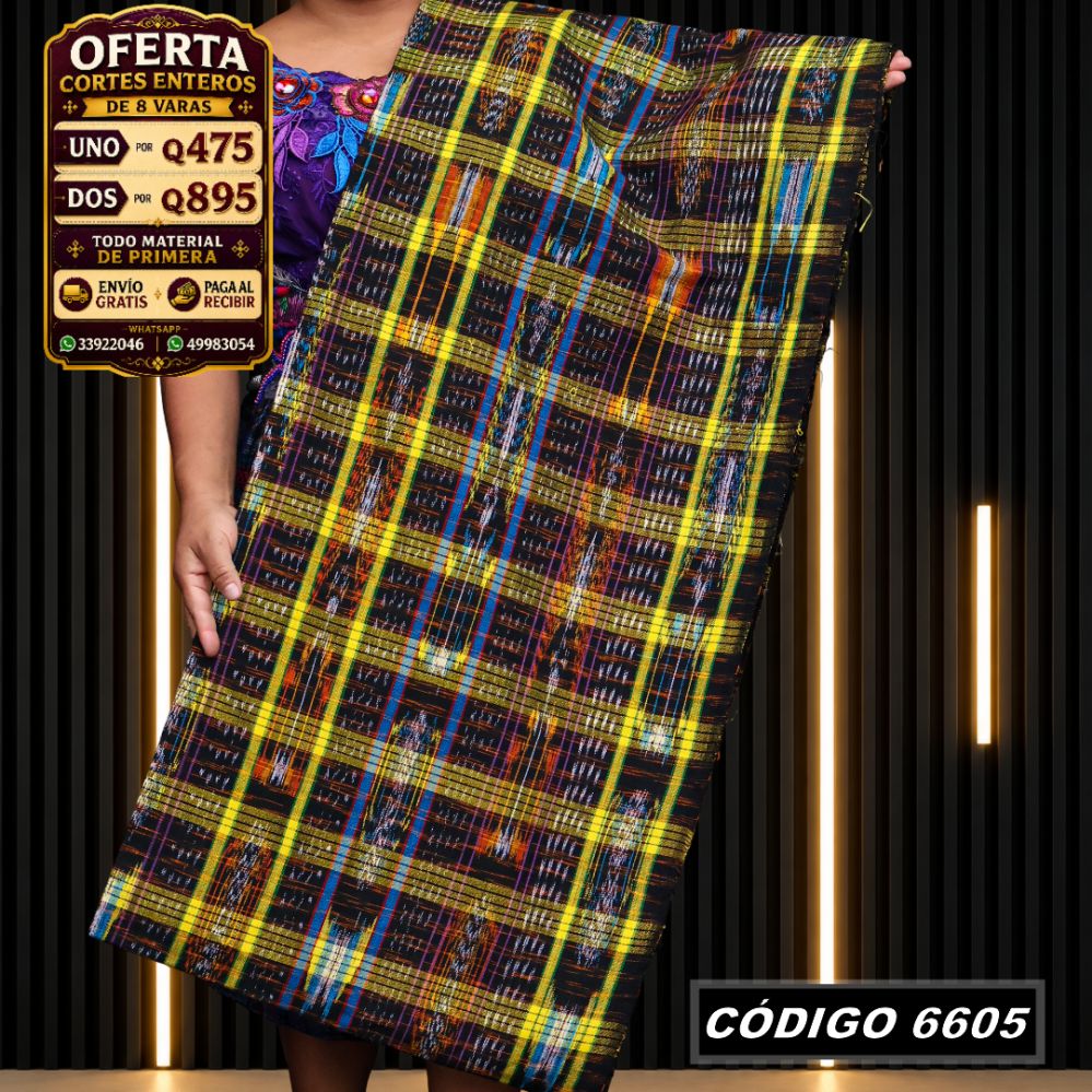 ✨ Diseño Quichelense — Hilo Mish y Altaseda 8 Varas — Q475 | COD 6605