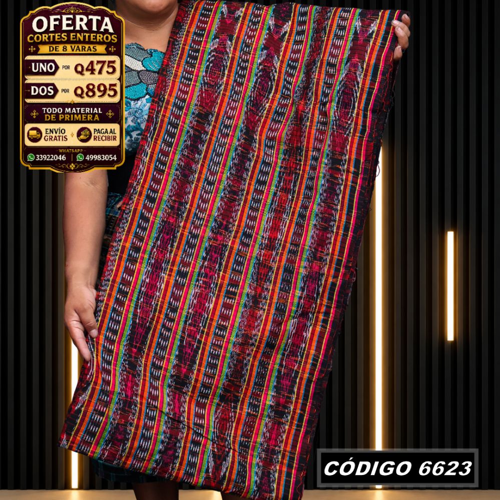 ✨ Diseño Quichelense — Hilo Mish y Altaseda 8 Varas — Q475 | COD 6623
