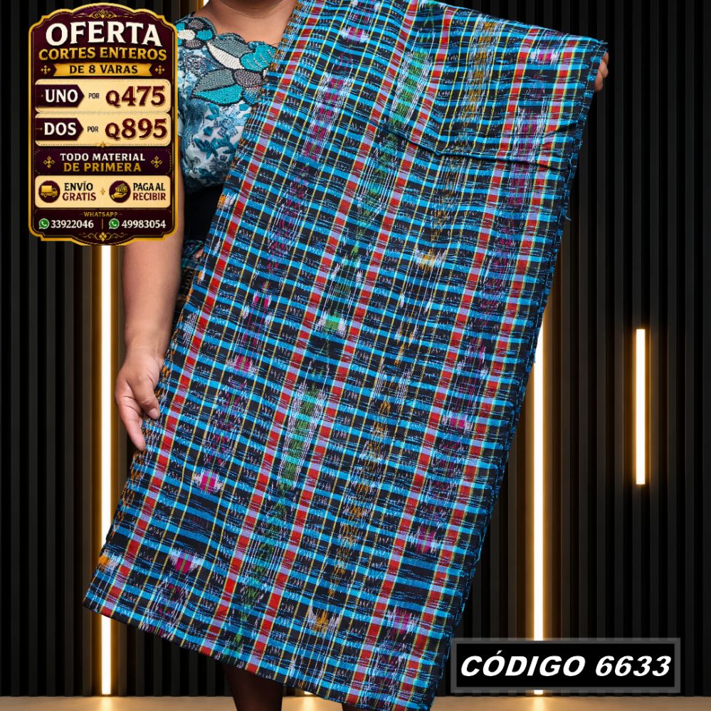 ✨ Diseño Quichelense — Hilo Mish y Altaseda 8 Varas — Q475 | COD 6633
