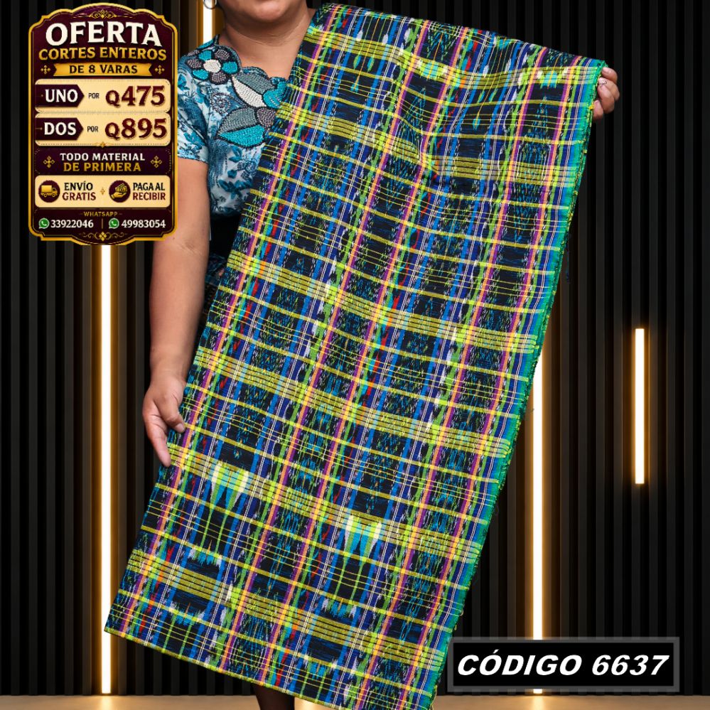 ✨ Diseño Quichelense — Hilo Mish y Altaseda 8 Varas — Q475 | COD 6637