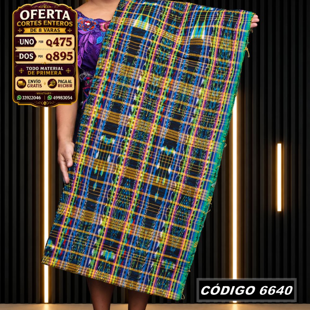 ✨ Diseño Quichelense — Hilo Mish y Altaseda 8 Varas — Q475 | COD 6640