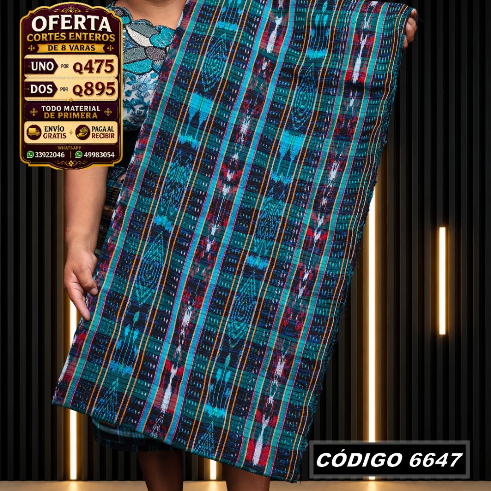 ✨ Diseño Quichelense — Hilo Mish y Altaseda 8 Varas — Q475 | COD 6647
