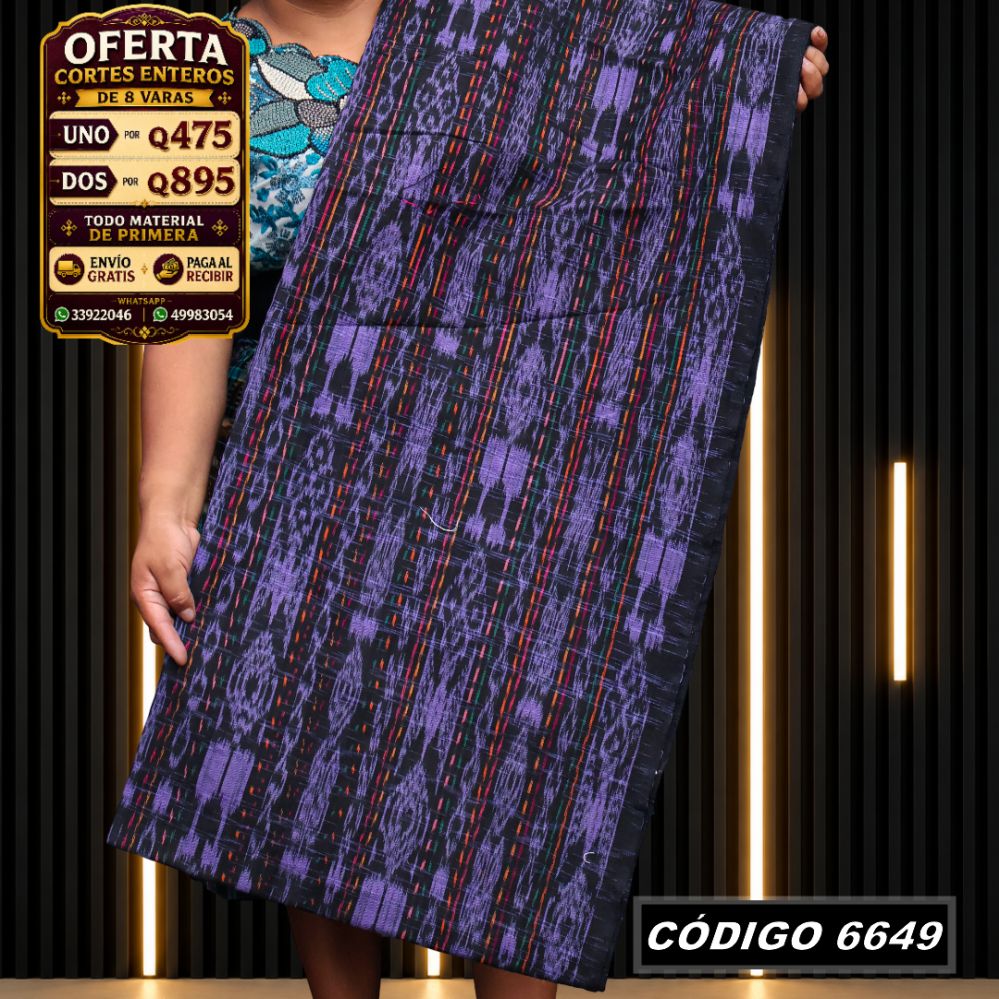 ✨ Diseño Quichelense — Hilo Mish y Altaseda 8 Varas — Q475 | COD 6649