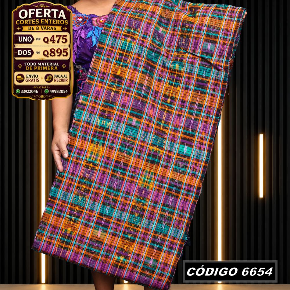 ✨ Diseño Quichelense — Hilo Mish y Altaseda 8 Varas — Q475 | COD 6654
