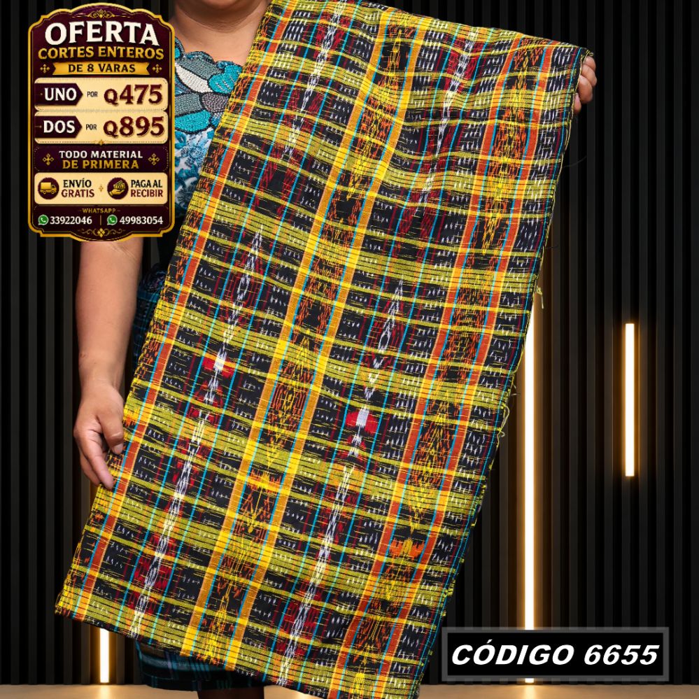 ✨ Diseño Quichelense — Hilo Mish y Altaseda 8 Varas — Q475 | COD 6655