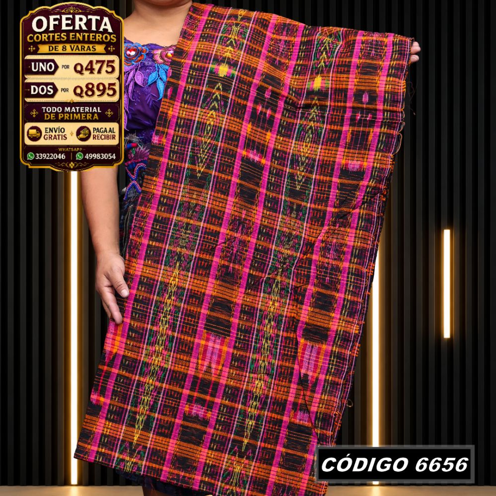 ✨ Diseño Quichelense — Hilo Mish y Altaseda 8 Varas — Q475 | COD 6656