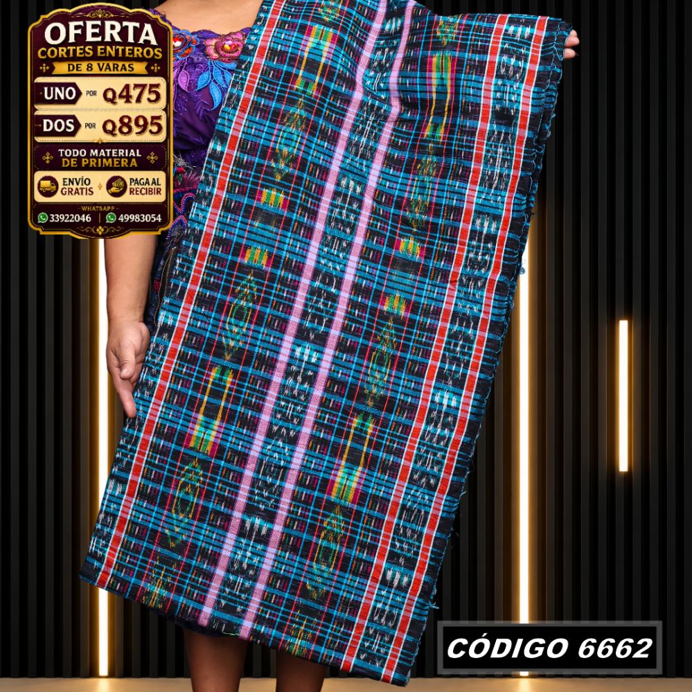 ✨ Diseño Quichelense — Hilo Mish y Altaseda 8 Varas — Q475 | COD 6662