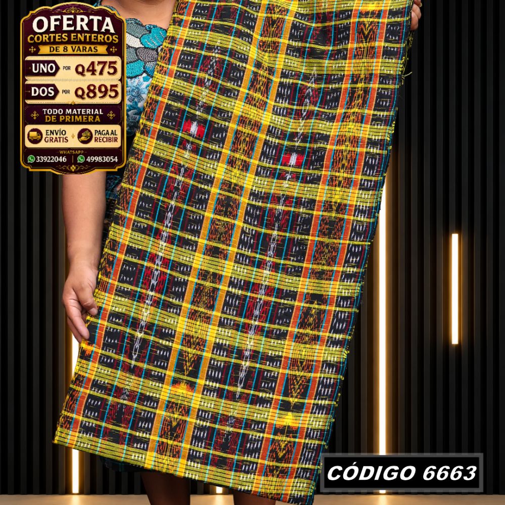 ✨ Diseño Quichelense — Hilo Mish y Altaseda 8 Varas — Q475 | COD 6663