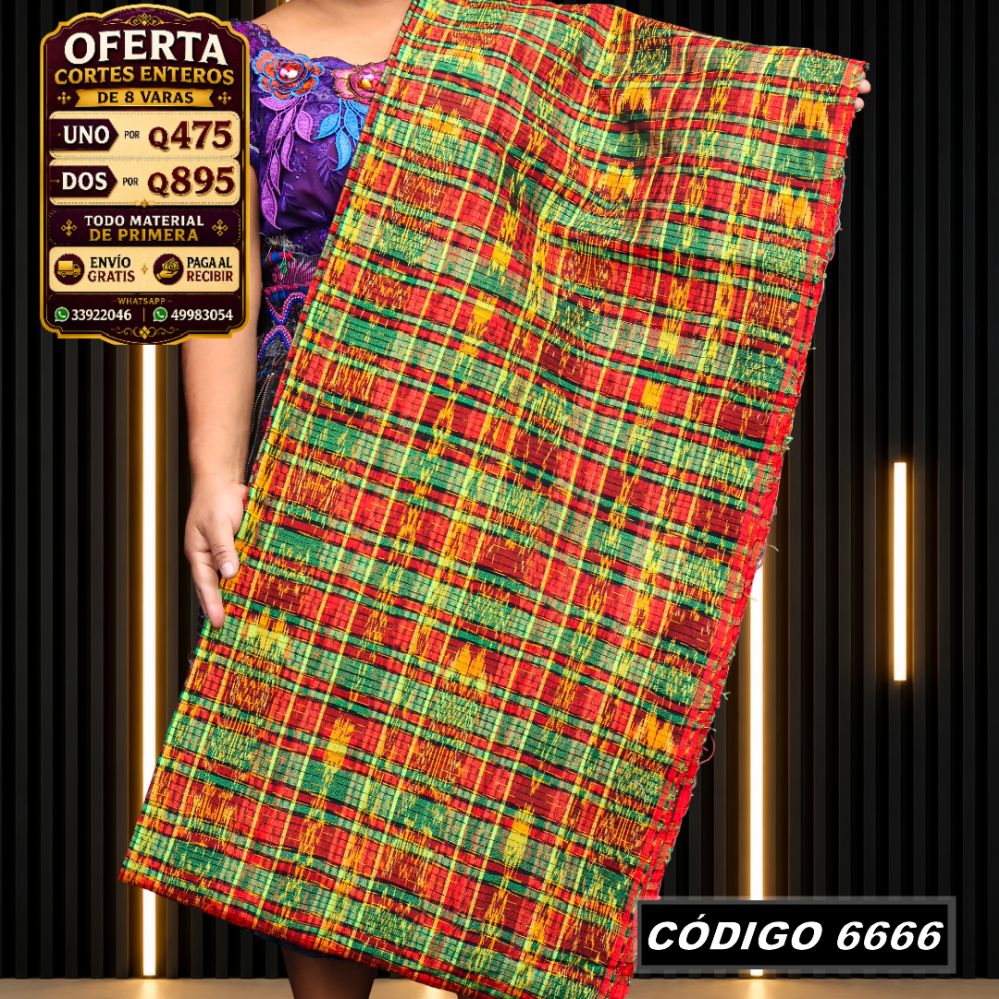 ✨ Diseño Quichelense — Hilo Mish y Altaseda 8 Varas — Q475 | COD 6666