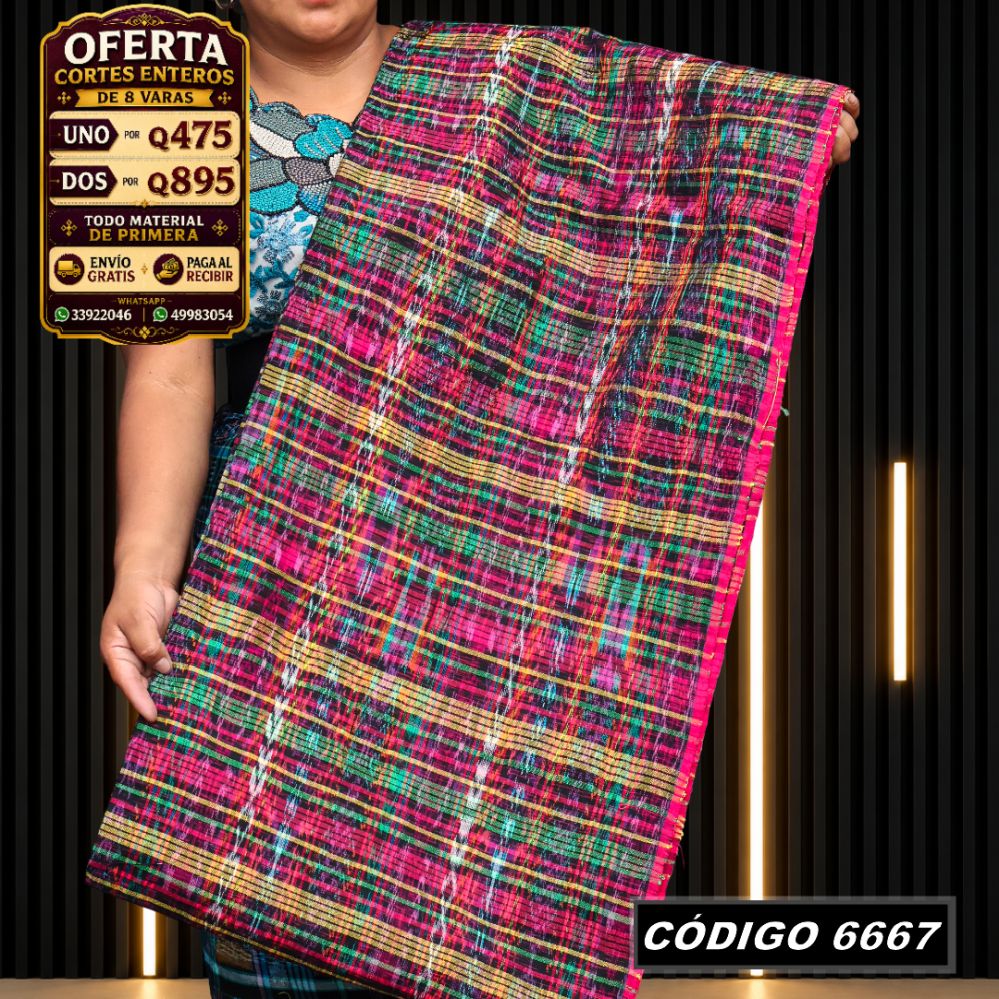 ✨ Diseño Quichelense — Hilo Mish y Altaseda 8 Varas — Q475 | COD 6667