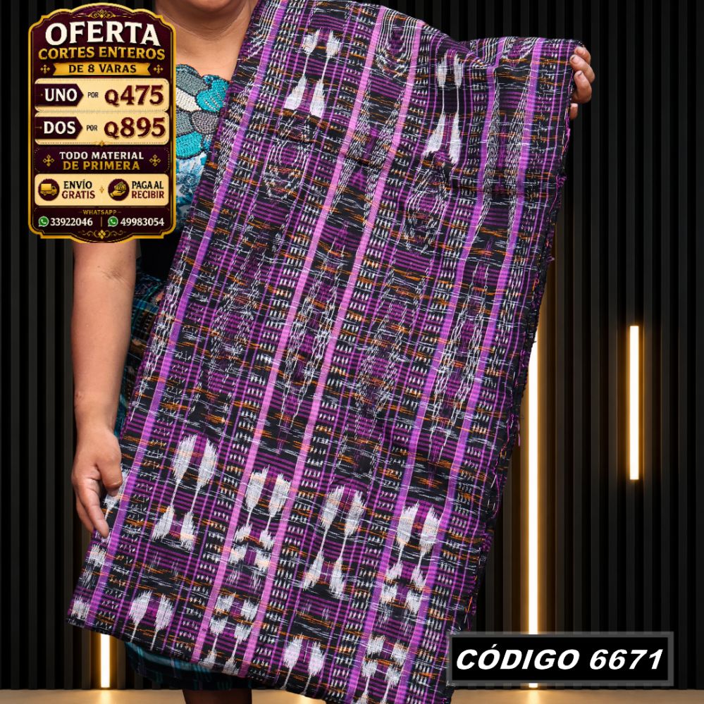 ✨ Diseño Quichelense — Hilo Mish y Altaseda 8 Varas — Q475 | COD 6671
