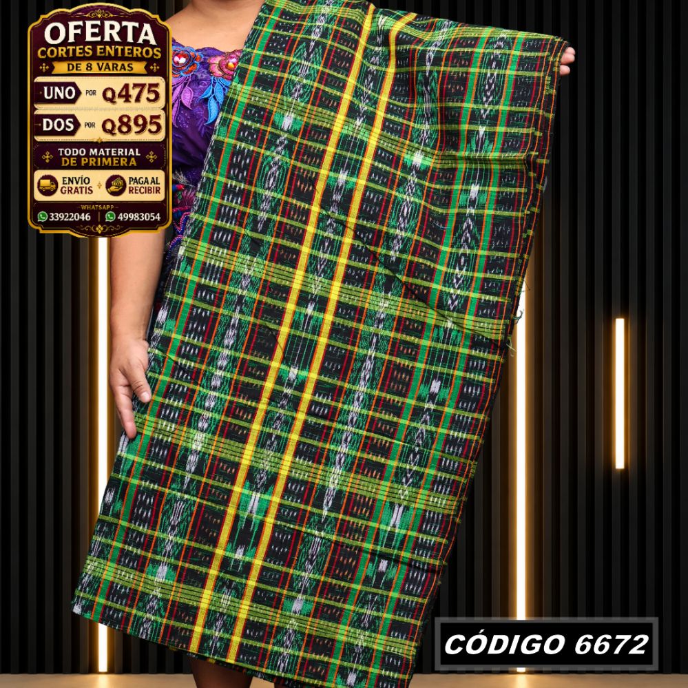 ✨ Diseño Quichelense — Hilo Mish y Altaseda 8 Varas — Q475 | COD 6672