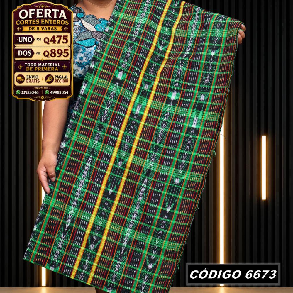✨ Diseño Quichelense — Hilo Mish y Altaseda 8 Varas — Q475 | COD 6673