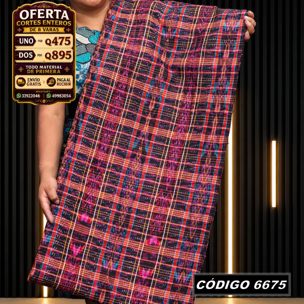 ✨ Diseño Quichelense — Hilo Mish y Altaseda 8 Varas — Q475 | COD 6675