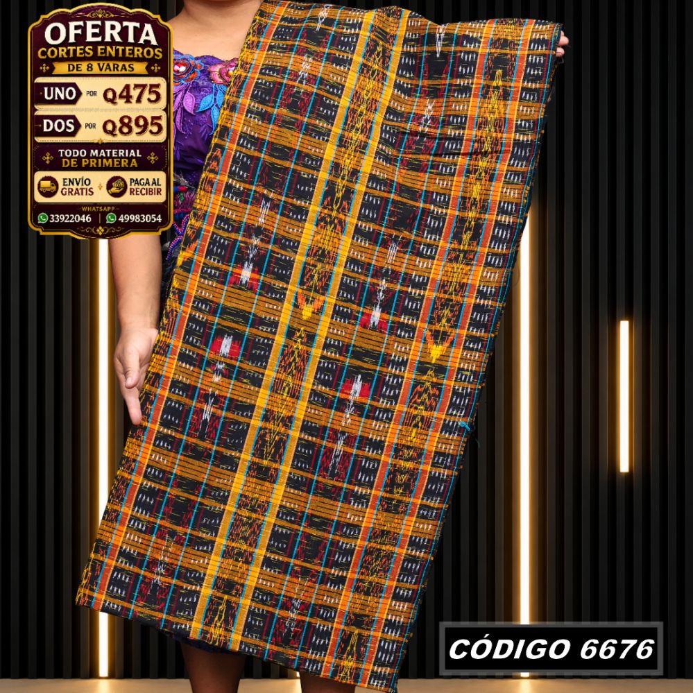 ✨ Diseño Quichelense — Hilo Mish y Altaseda 8 Varas — Q475 | COD 6676