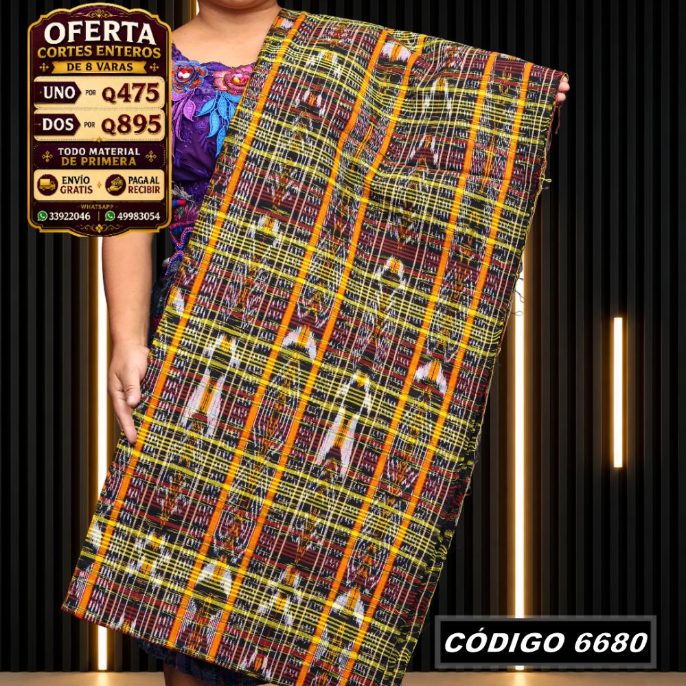 ✨ Diseño Quichelense — Hilo Mish y Altaseda 8 Varas — Q475 | COD 6680