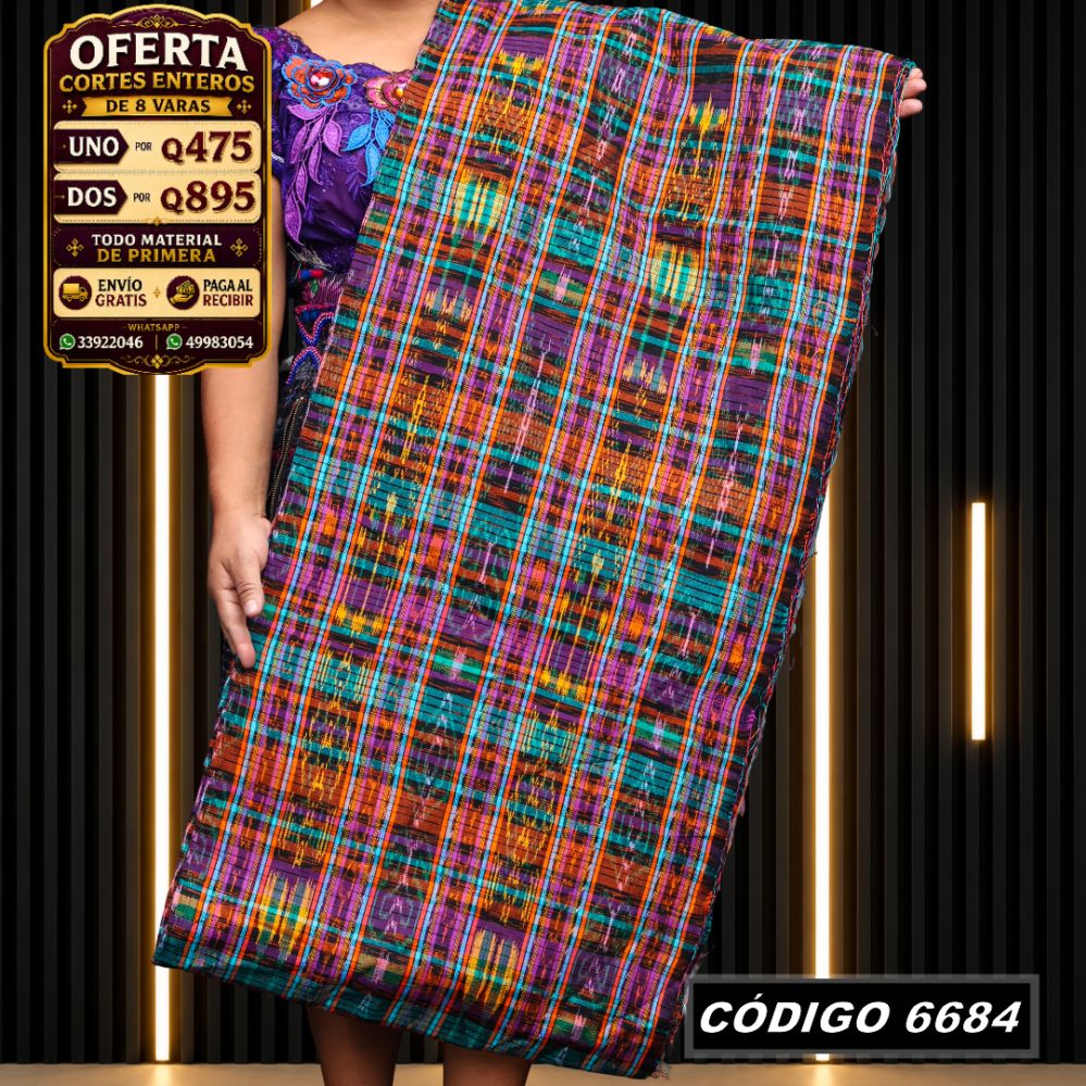 ✨ Diseño Quichelense — Hilo Mish y Altaseda 8 Varas — Q475 | COD 6684