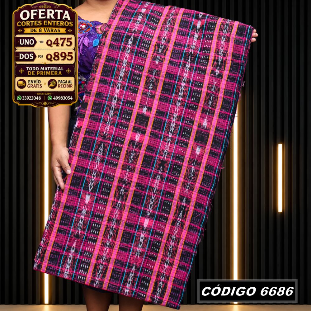 ✨ Diseño Quichelense — Hilo Mish y Altaseda 8 Varas — Q475 | COD 6686