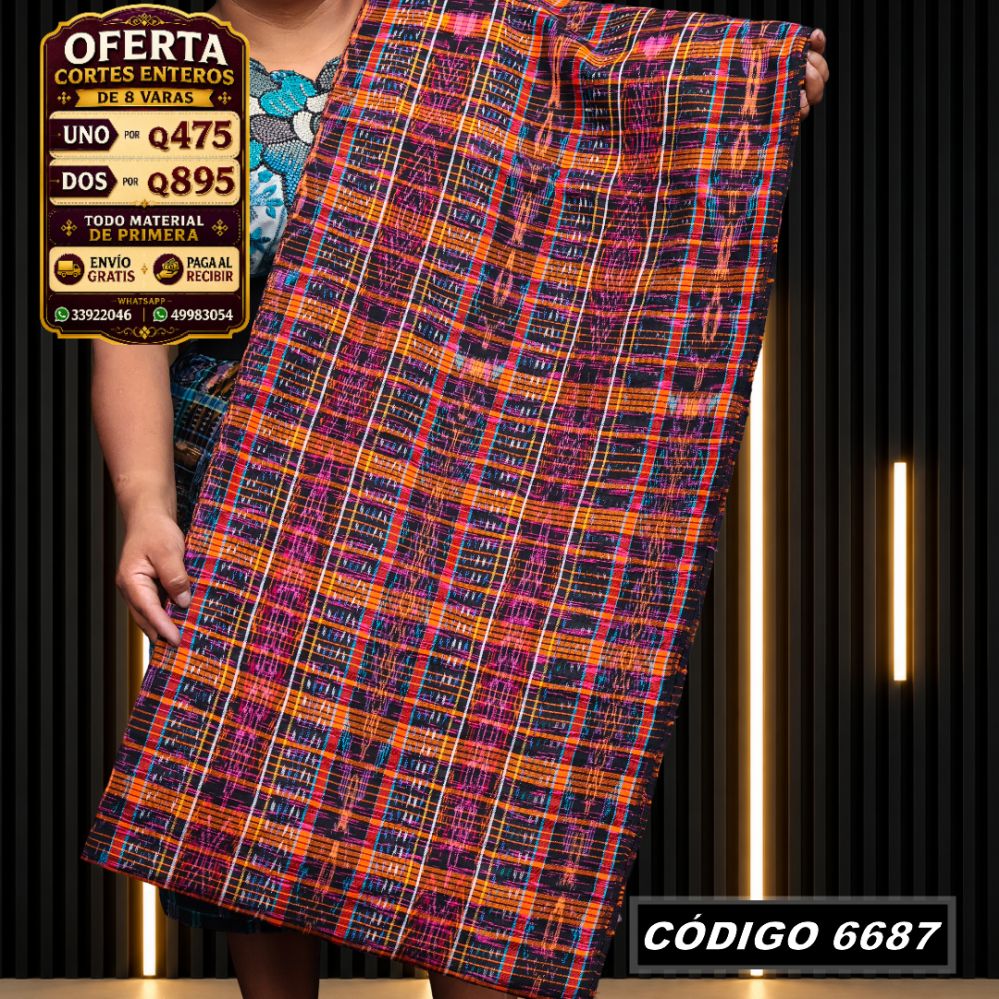 ✨ Diseño Quichelense — Hilo Mish y Altaseda 8 Varas — Q475 | COD 6687