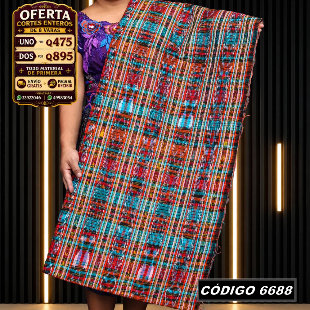 ✨ Diseño Quichelense — Hilo Mish y Altaseda 8 Varas — Q475 | COD 6688