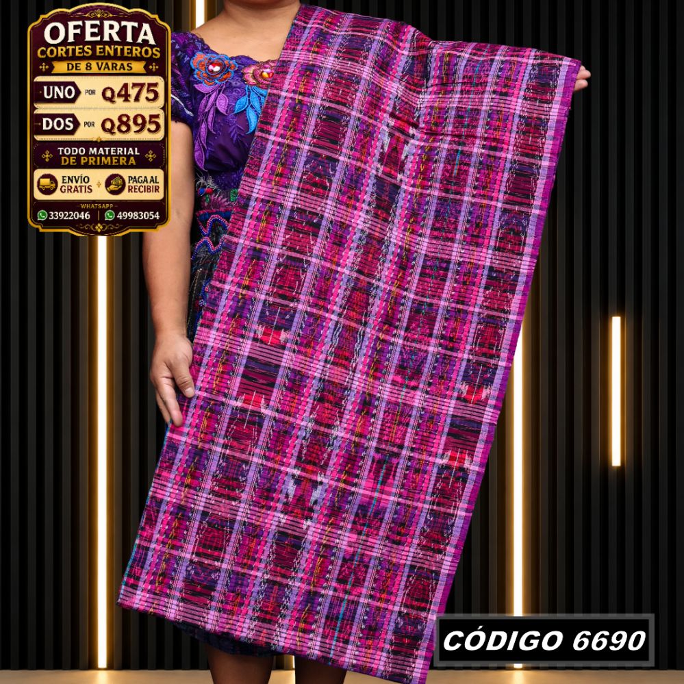 ✨ Diseño Quichelense — Hilo Mish y Altaseda 8 Varas — Q475 | COD 6690