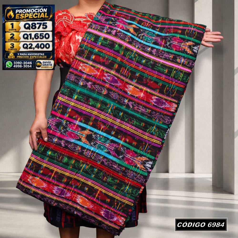Corte Típico Hilo de Cristal 8 Varas Q875 | COD 6984 | Típicas Unidas
