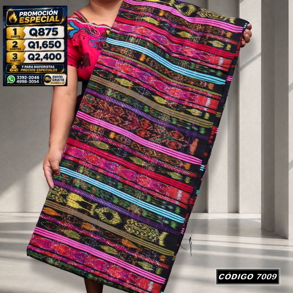 Corte Típico Hilo de Cristal 8 Varas Q875 | COD 7009 | Típicas Unidas
