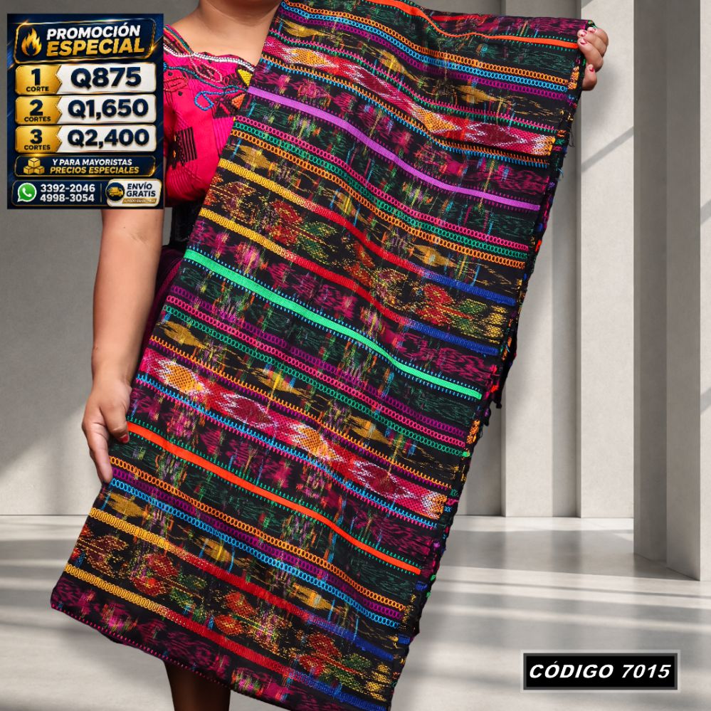 Corte Típico Hilo de Cristal 8 Varas Q875 | COD 7015 | Típicas Unidas