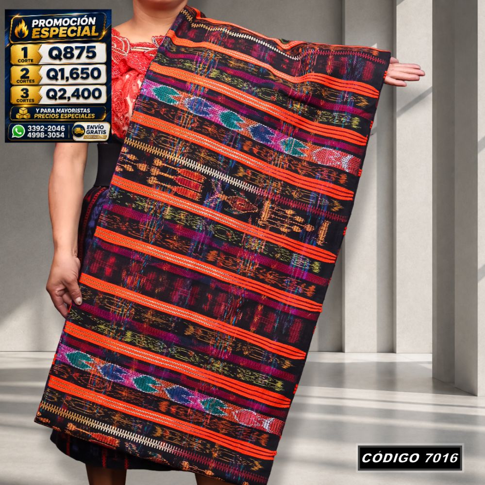 Corte Típico Hilo de Cristal 8 Varas Q875 | COD 7016 | Típicas Unidas