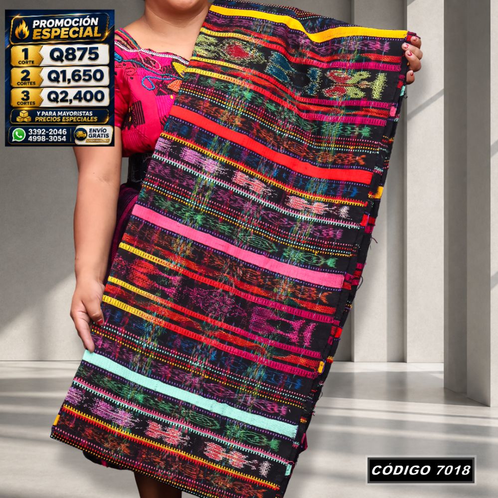 Corte Típico Hilo de Cristal 8 Varas Q875 | COD 7018 | Típicas Unidas