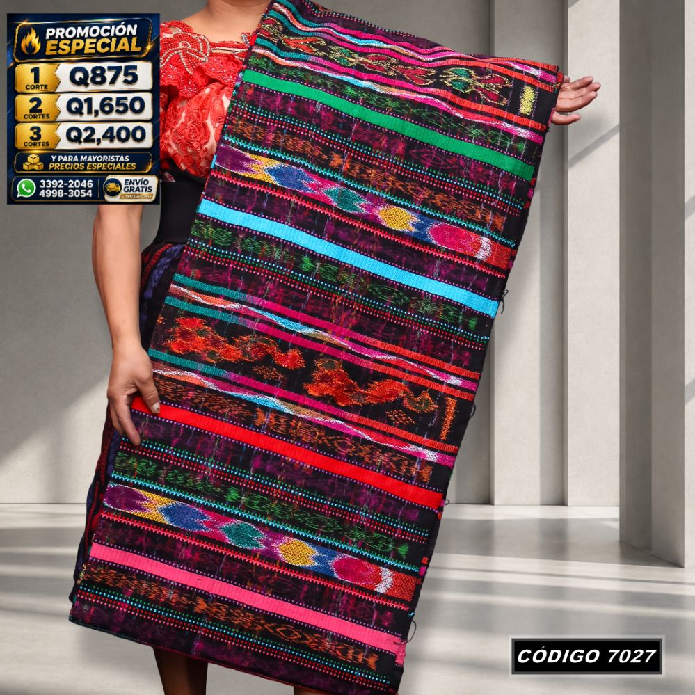 Corte Típico Hilo de Cristal 8 Varas Q875 | COD 7027 | Típicas Unidas