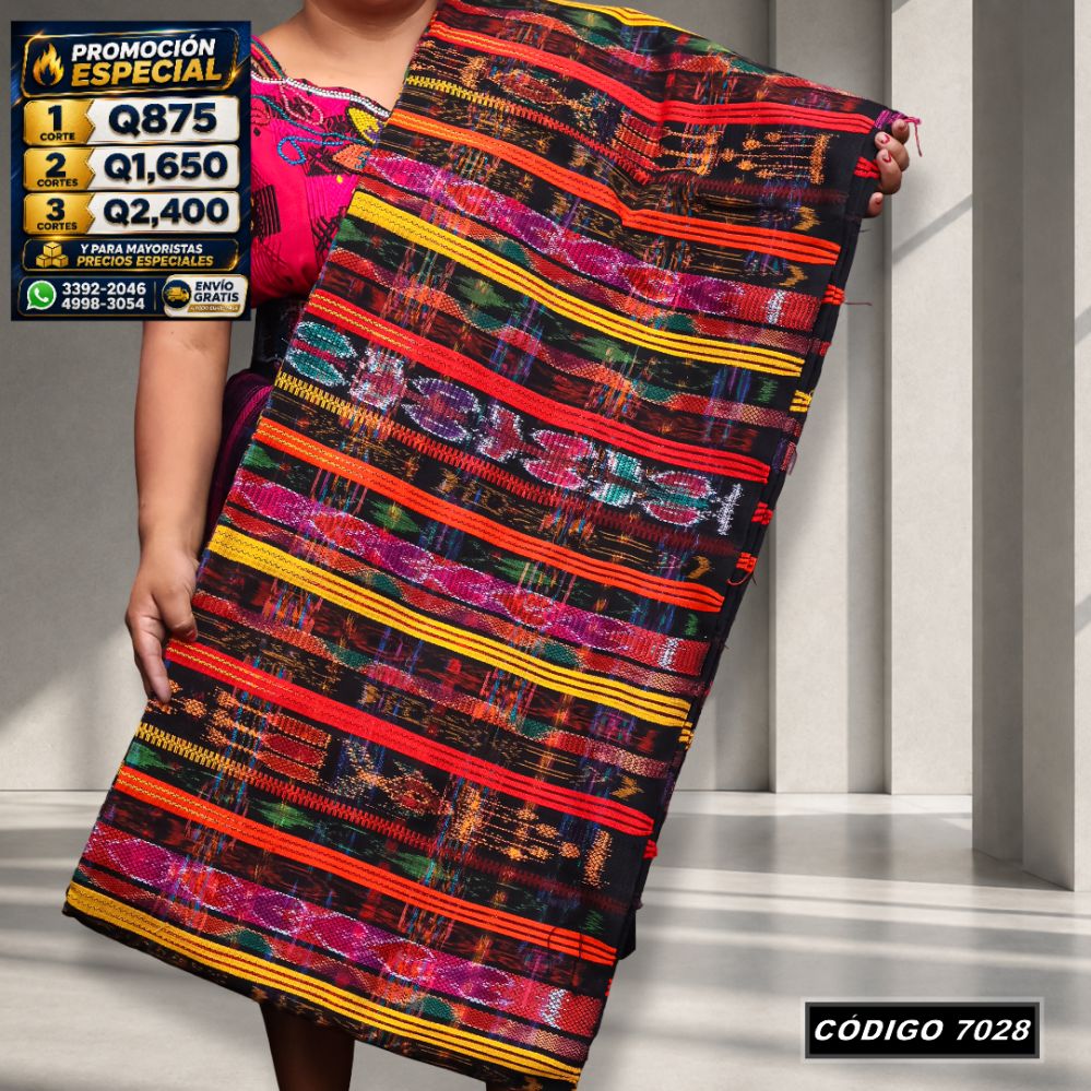 Corte Típico Hilo de Cristal 8 Varas Q875 | COD 7028 | Típicas Unidas