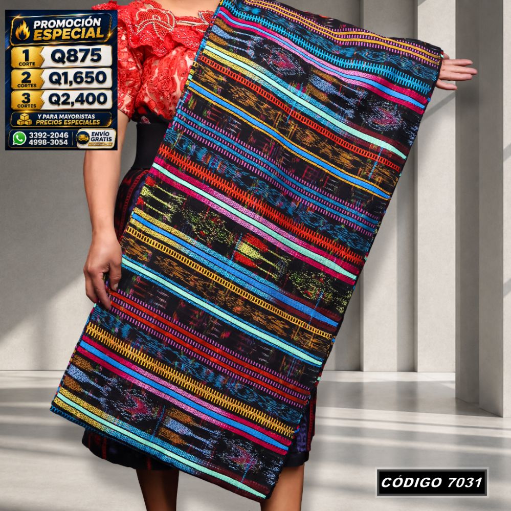 Corte Típico Hilo de Cristal 8 Varas Q875 | COD 7031 | Típicas Unidas