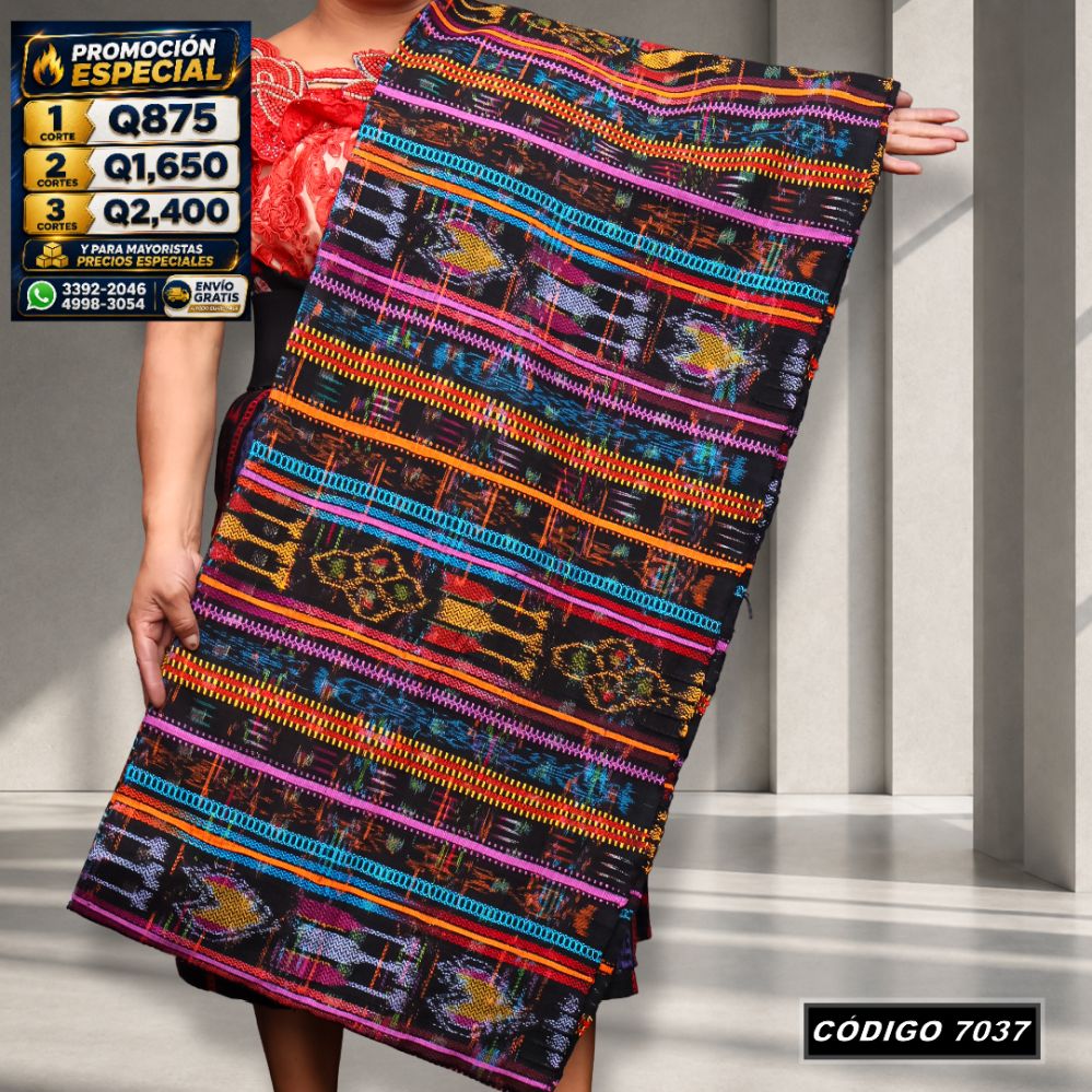 Corte Típico Hilo de Cristal 8 Varas Q875 | COD 7037 | Típicas Unidas