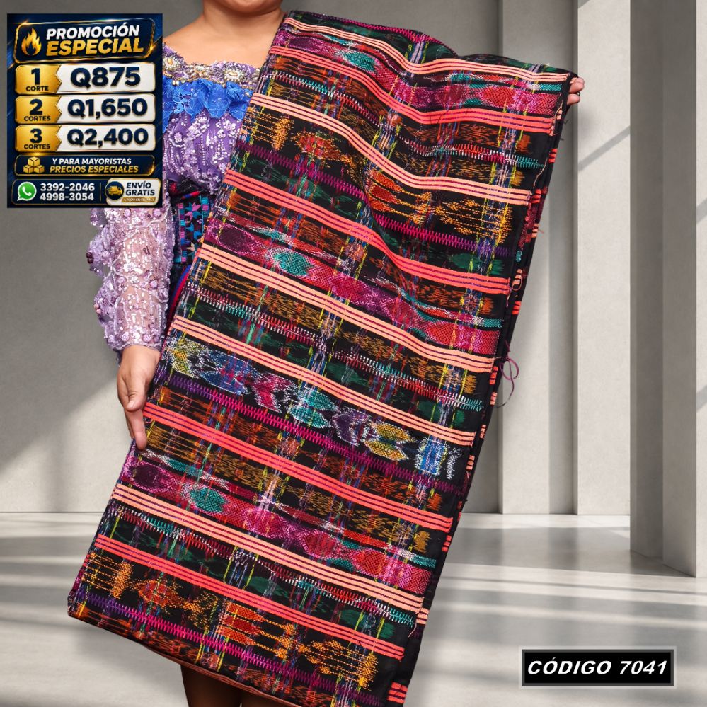 Corte Típico Hilo de Cristal 8 Varas Q875 | COD 7041 | Típicas Unidas